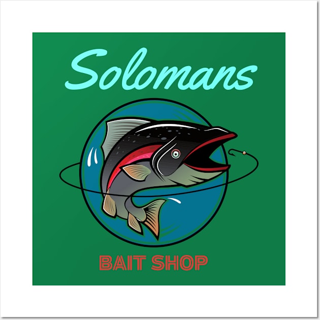 Solomans bait shop Wall Art by Benjamin Customs